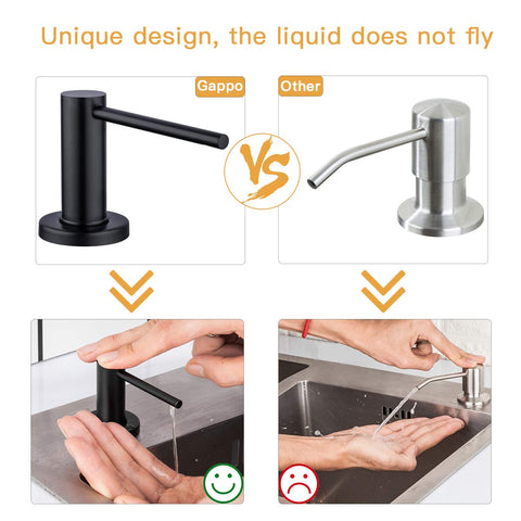 GAPPO multifunctional-use dispenser suits soap or lotion