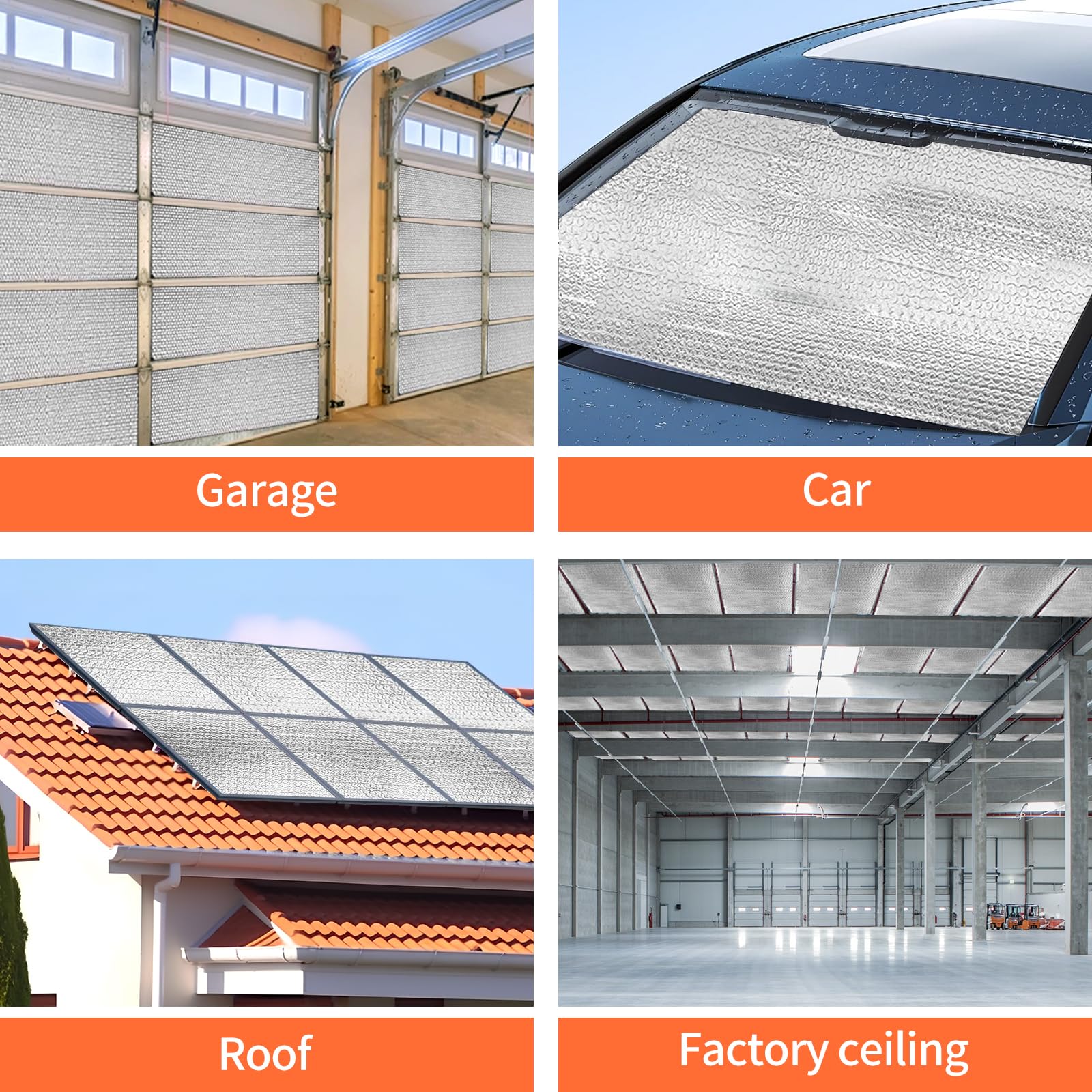 Garage Door Insulation Kit durable tear resistant material in a rugged setting