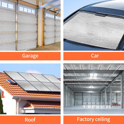 Garage Door Insulation Kit durable tear resistant material in a rugged setting