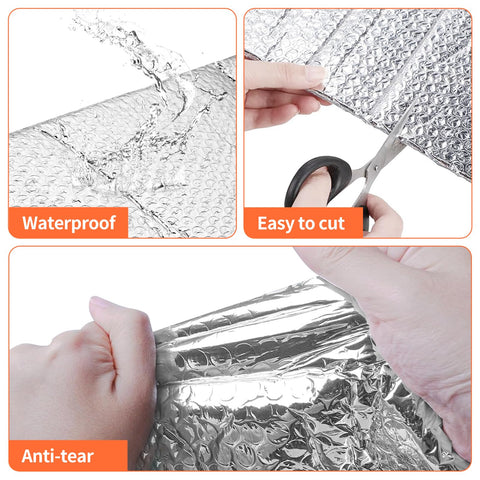 Garage Door Insulation Kit self adhesive dots array for quick installation