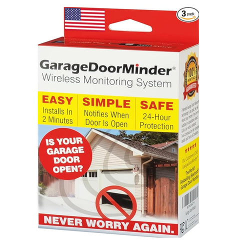 Garage Door Minder Version II pairing setup demonstrates quick wireless installation for homes