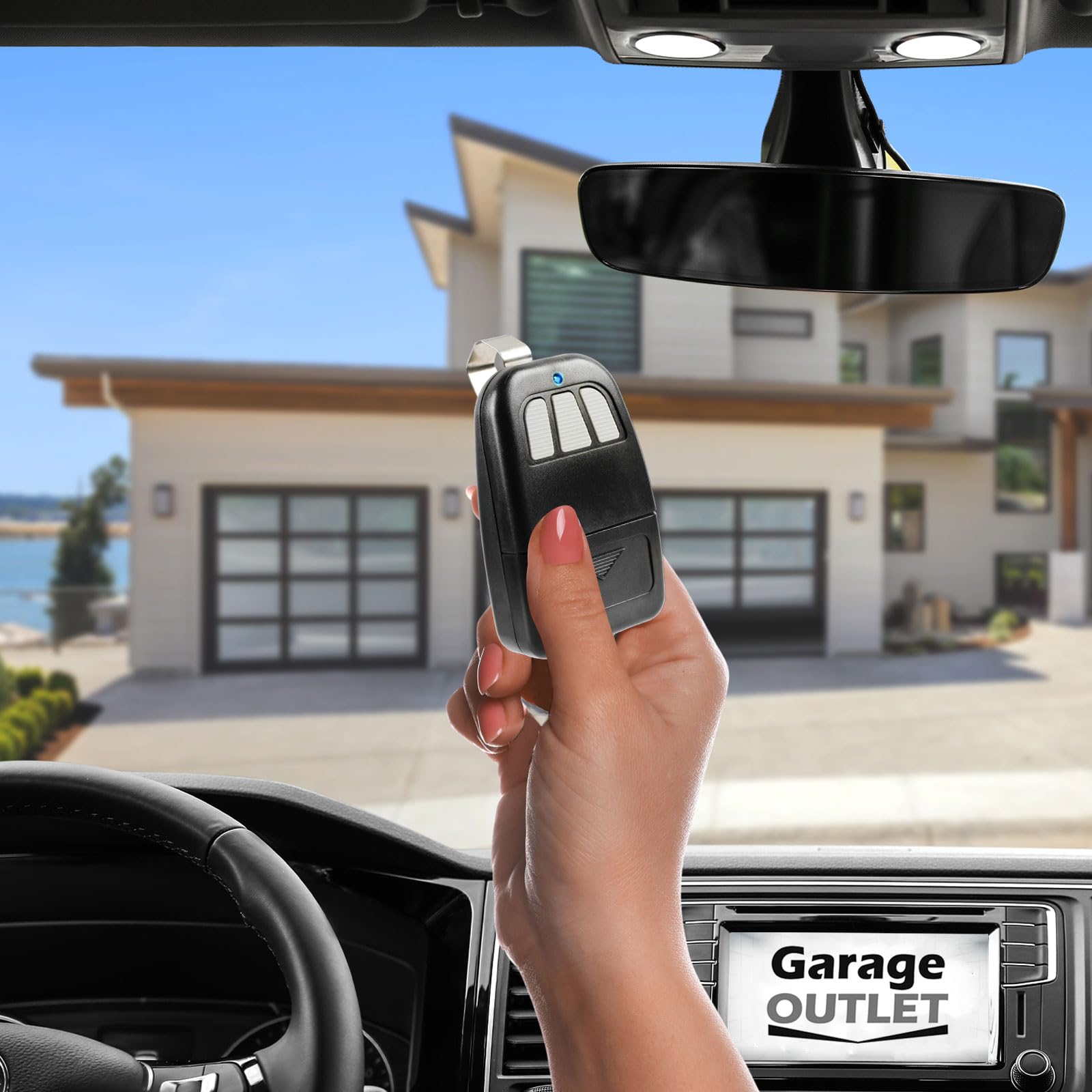 Garage Outlet operates at 303 MHz for reliable performance.