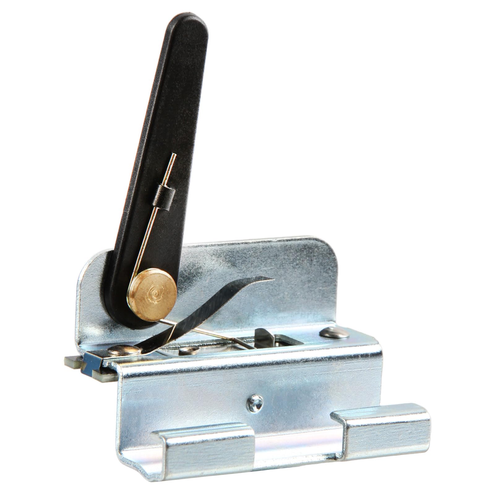 Garage Outlet Genie 20113R limit switch mounted on rail for precise stopping.