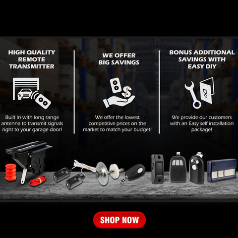 Garage Outlet packaging shows everything you need for quick replacement.
