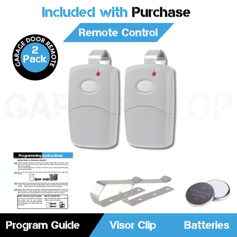 GARAGE STOP 2X Multicode 308911 remote compact and lightweight design.