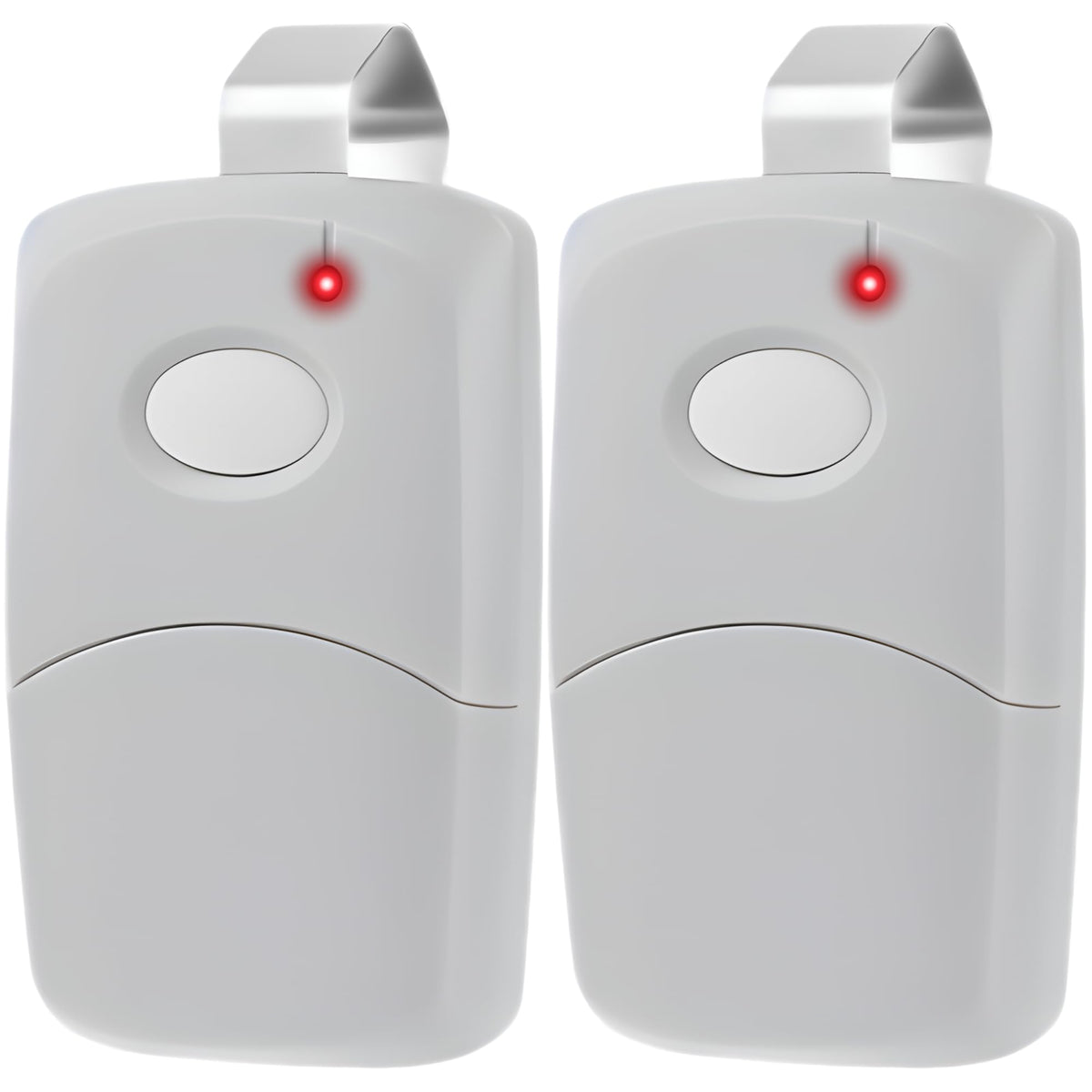GARAGE STOP 2X Multicode 308911 remote front view for quick car-side access.