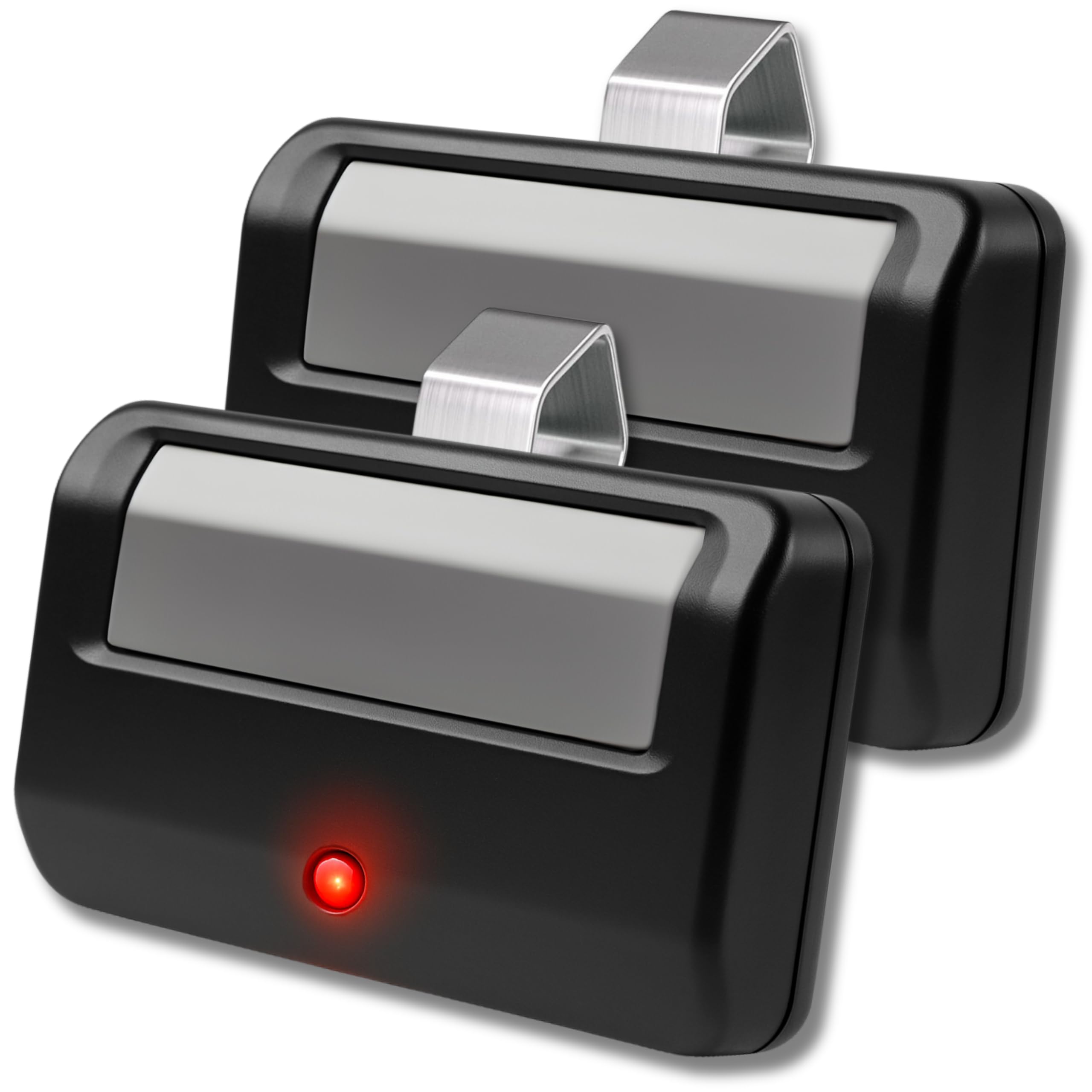 Garage Stop 891LM remote front view, compact design for easy daily use.