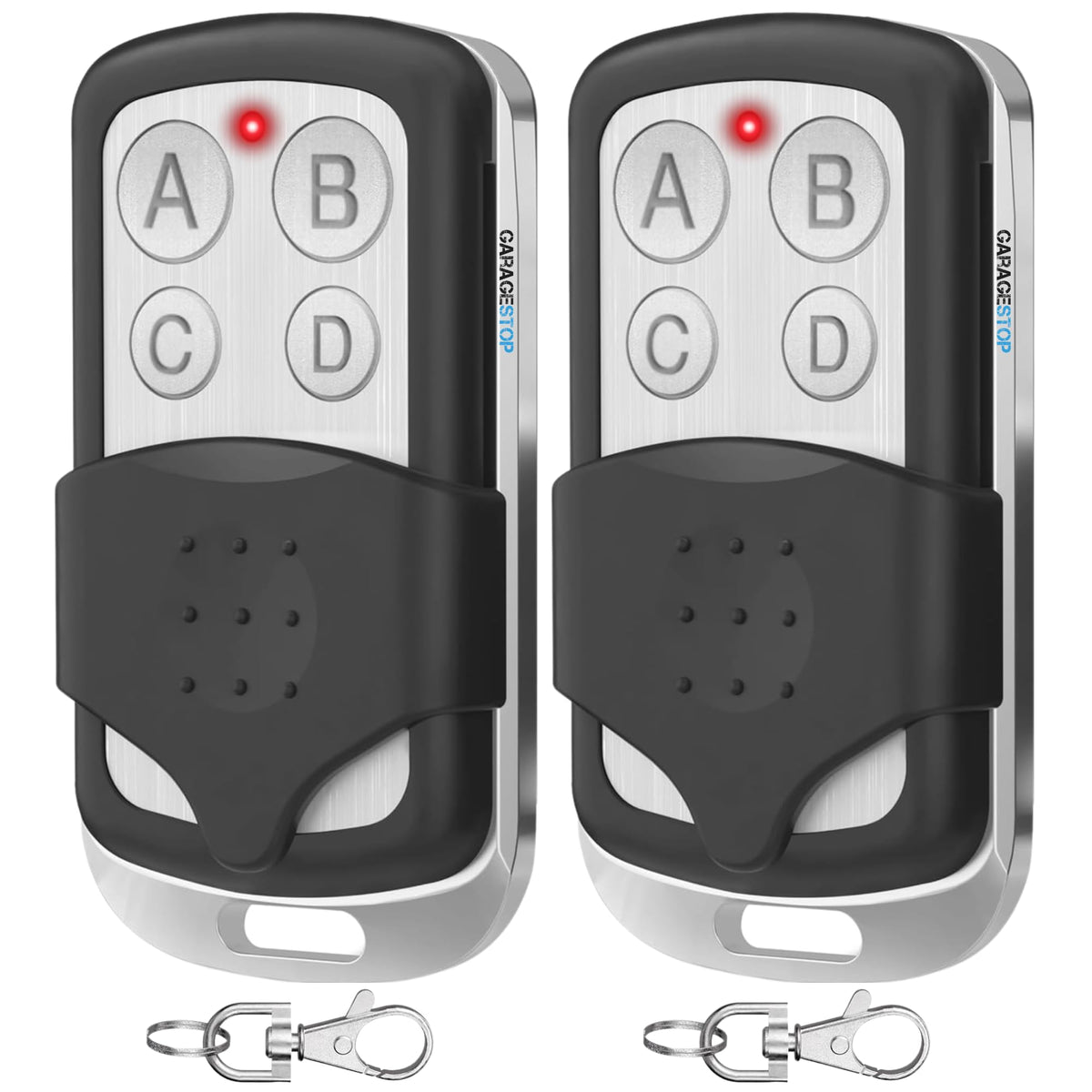 Garage Stop 893LM remote compatibility with Chamberlain and Craftsman openers for flexible setup.