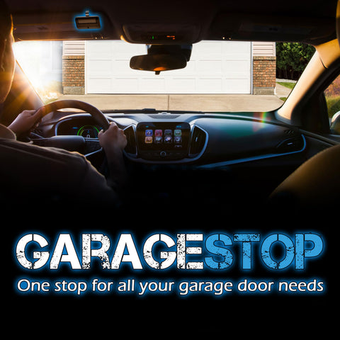 GARAGE STOP long-lasting battery for less frequent replacements.