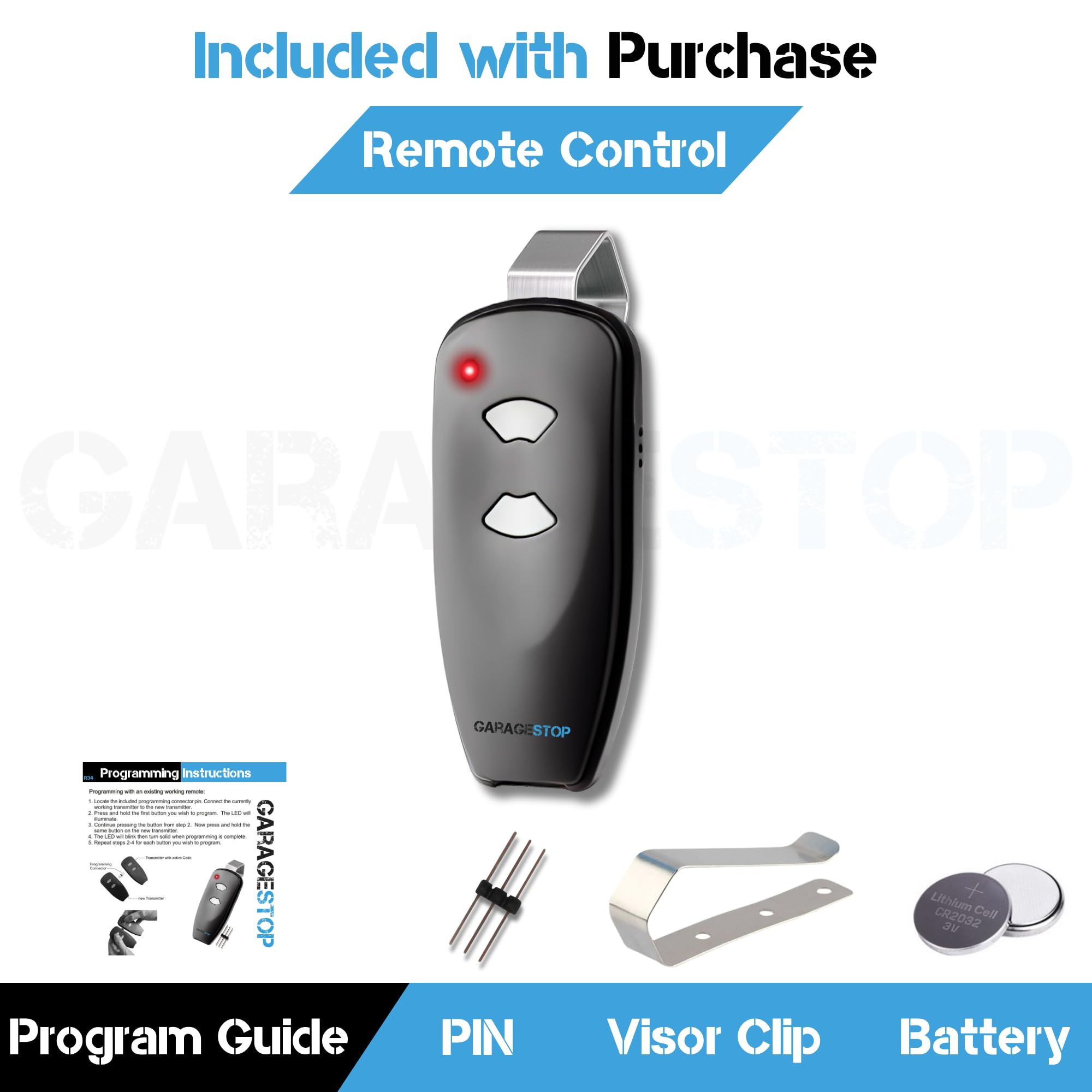 Marantec M3-2312 remote two-button layout handles two openers