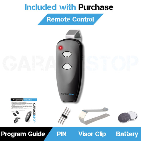 Marantec M3-2312 remote two-button layout handles two openers