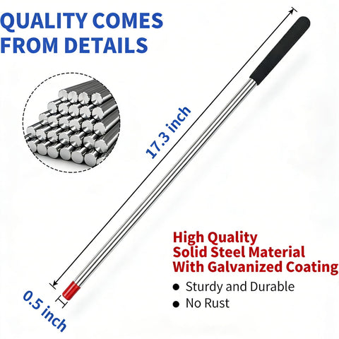 Garagespringf2c 17.3-inch winding bar in use for leverage