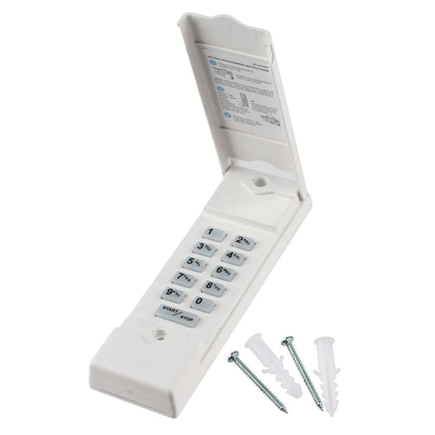 Garage Stop remote keypad for Linear MDTK provides secure garage access.