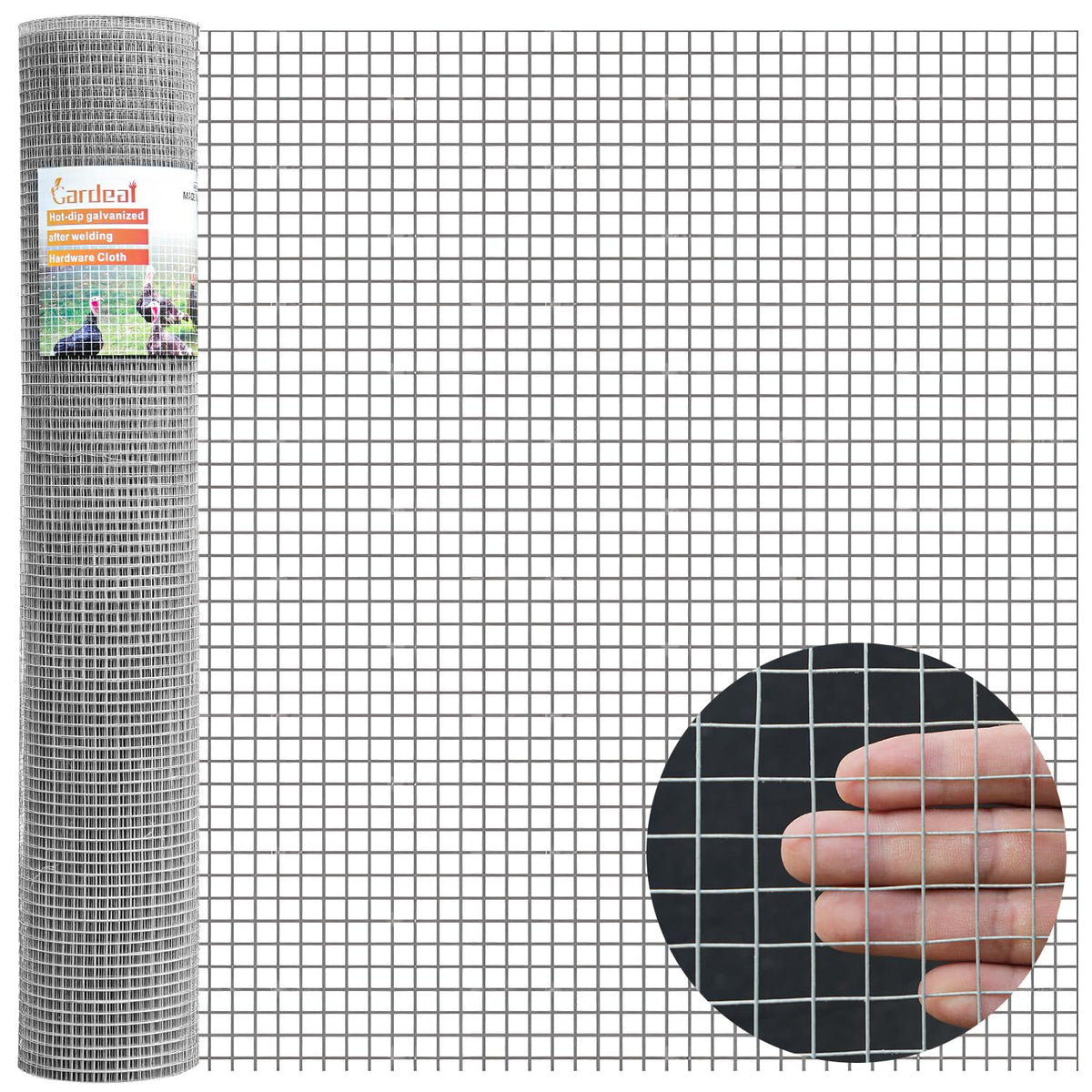Gardeal hardware cloth roll 16in50ft ready for garden fencing and DIY projects.