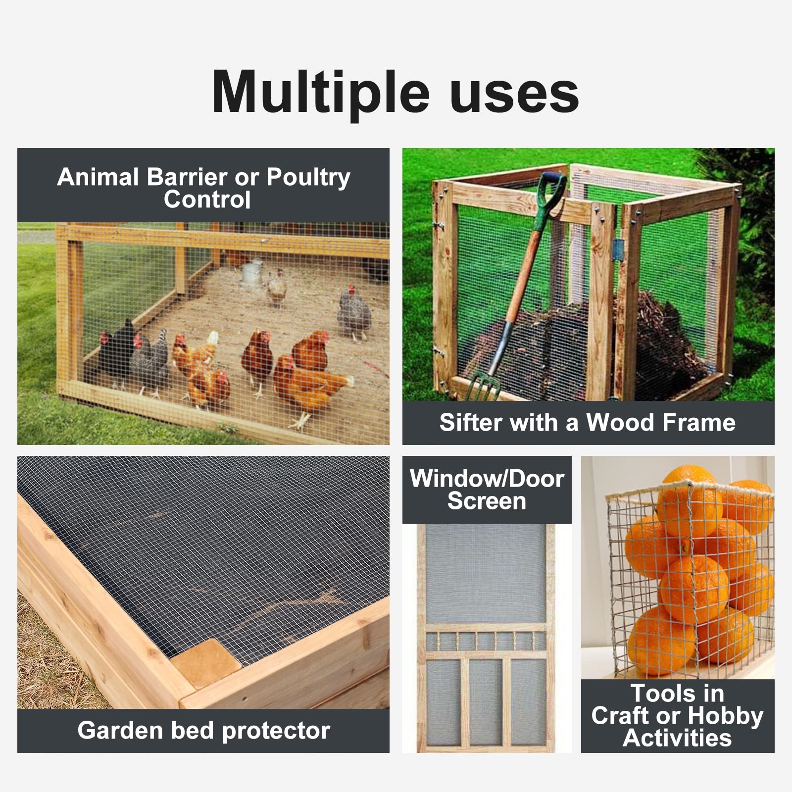 Garden Tailor chicken coop enclosure in galvanized mesh for secure poultry.