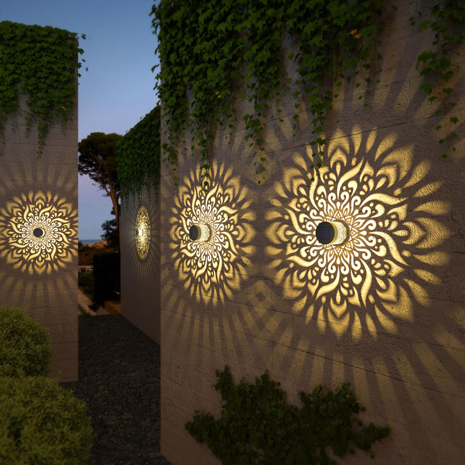 Gardencave mandala pattern close up decorative design