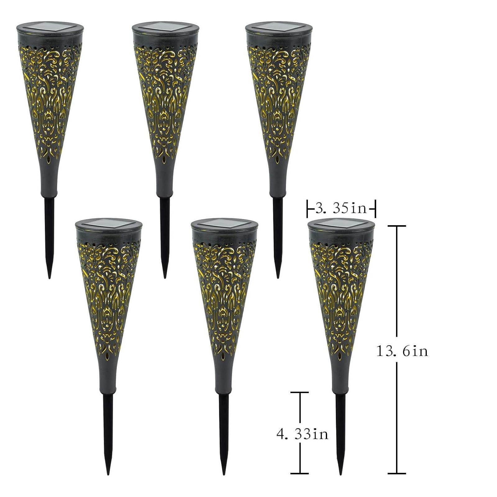 Eco-friendly Gardencave solar power supports year-round decoration.