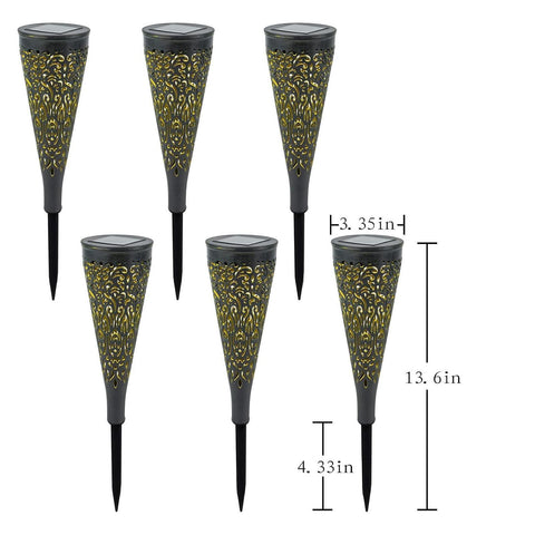 Eco-friendly Gardencave solar power supports year-round decoration.