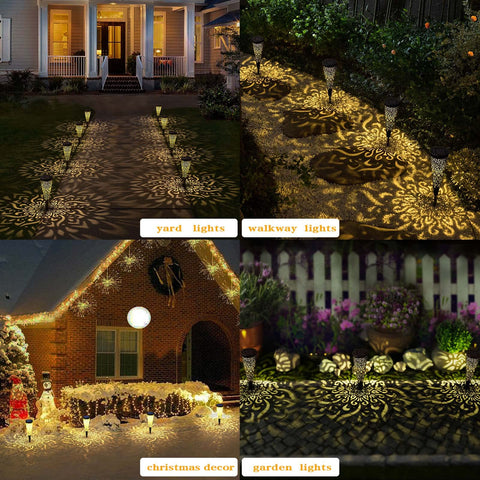 Six-pack configuration ideal for patios, paths, and yard perimeters.