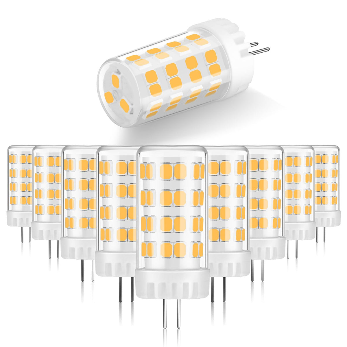 Gardencoin G4 LED bulb delivers 480 lumens of warm 2700K light for landscape accents.