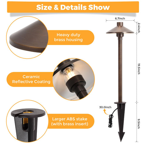 Replaceable LED bulb design allows easy upgrades without changing the fixture
