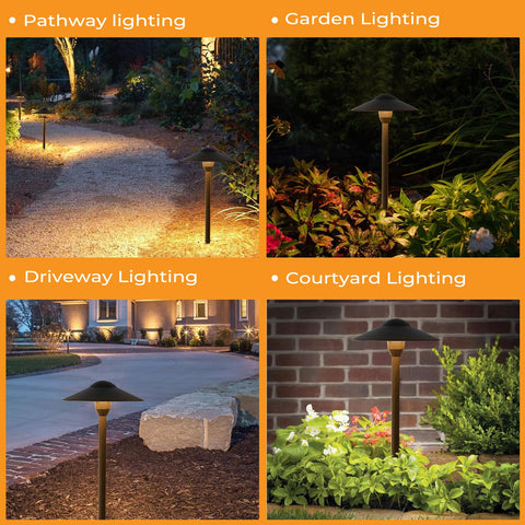 Gardencoin warm soft white light creates inviting outdoor ambience