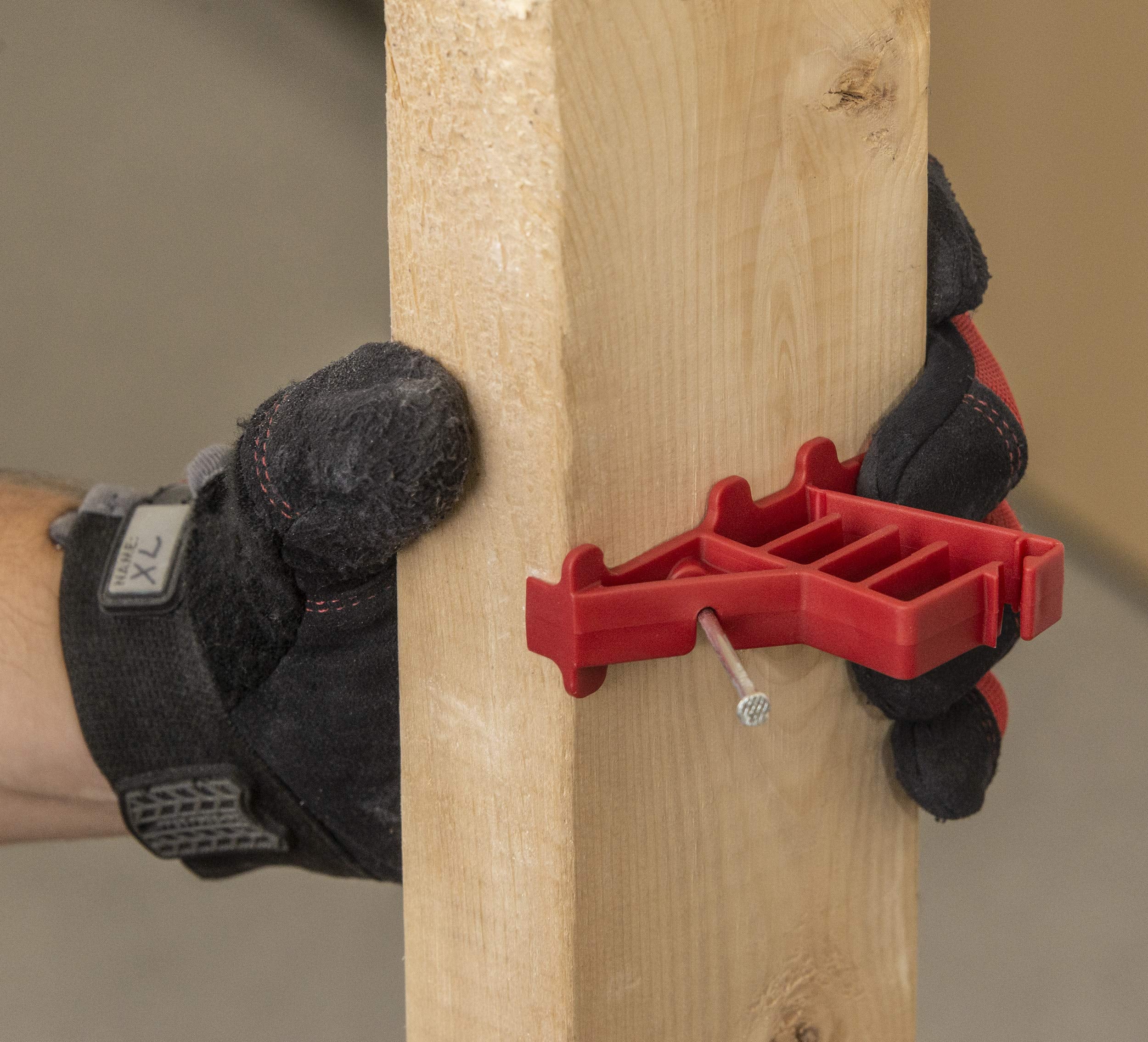 Gardner Bender MCS-100W snap-lock gate secures cables quickly.