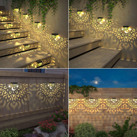 Gardsee solar lights auto-on at dusk for effortless mood lighting.