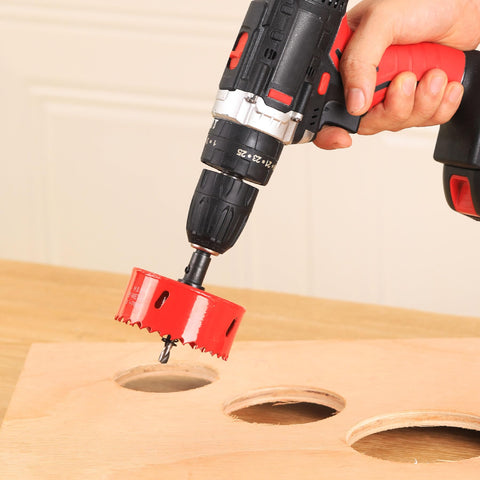 Garhwal hole saw kit with arbor and pilot bit for easy setup
