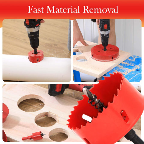 Garhwal hole saws deliver smooth, precise cuts on plywood or drywall