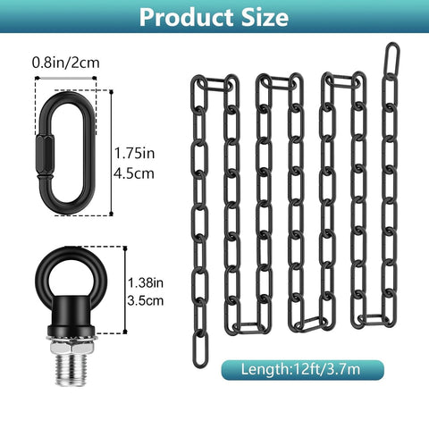 Garini detachable link pendant chain enabling easy customization for fixtures