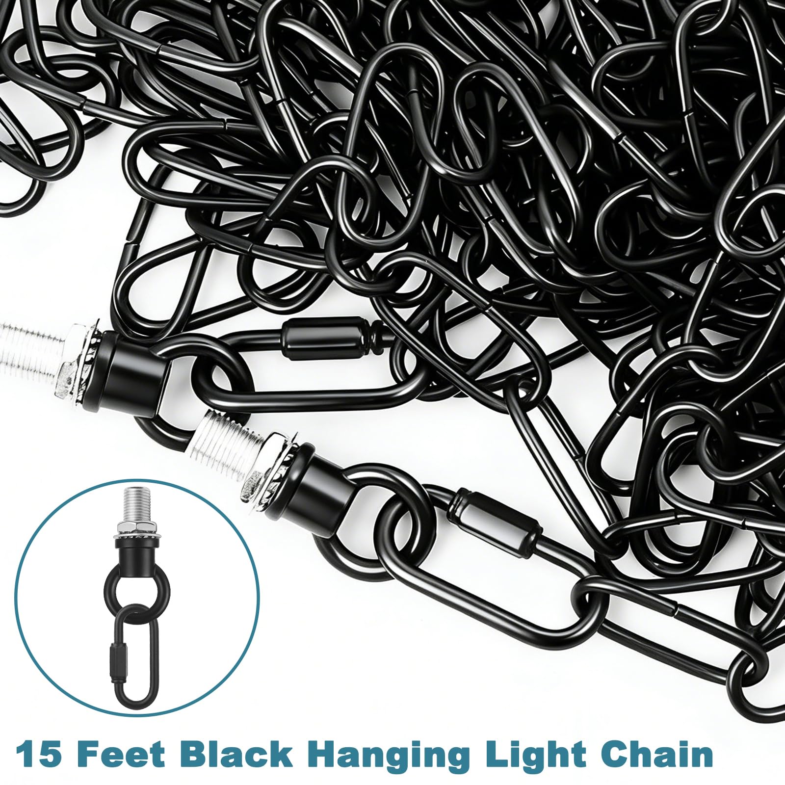 Garini chain suitable for ceiling lights and chandeliers with secure support