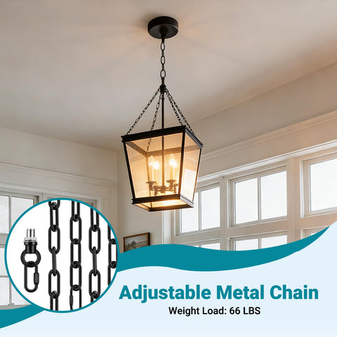 Garini 66 lb maximum load supports a range of fixtures