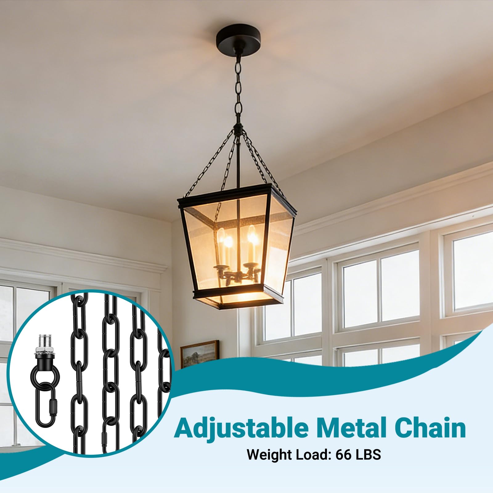 Garini rust resistant coating protects the chain for long lasting use