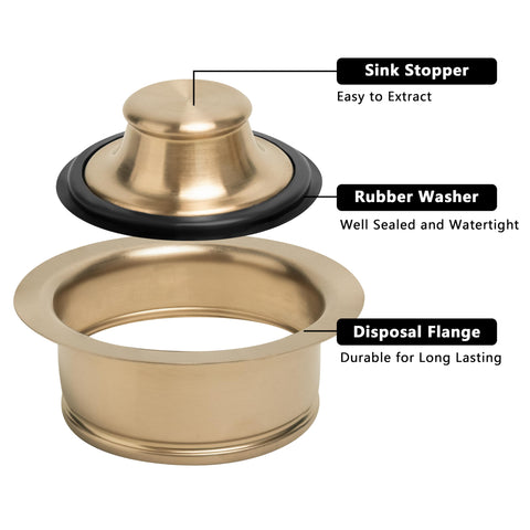 Garmaing anti-clog design helps keep drains clear during daily use.