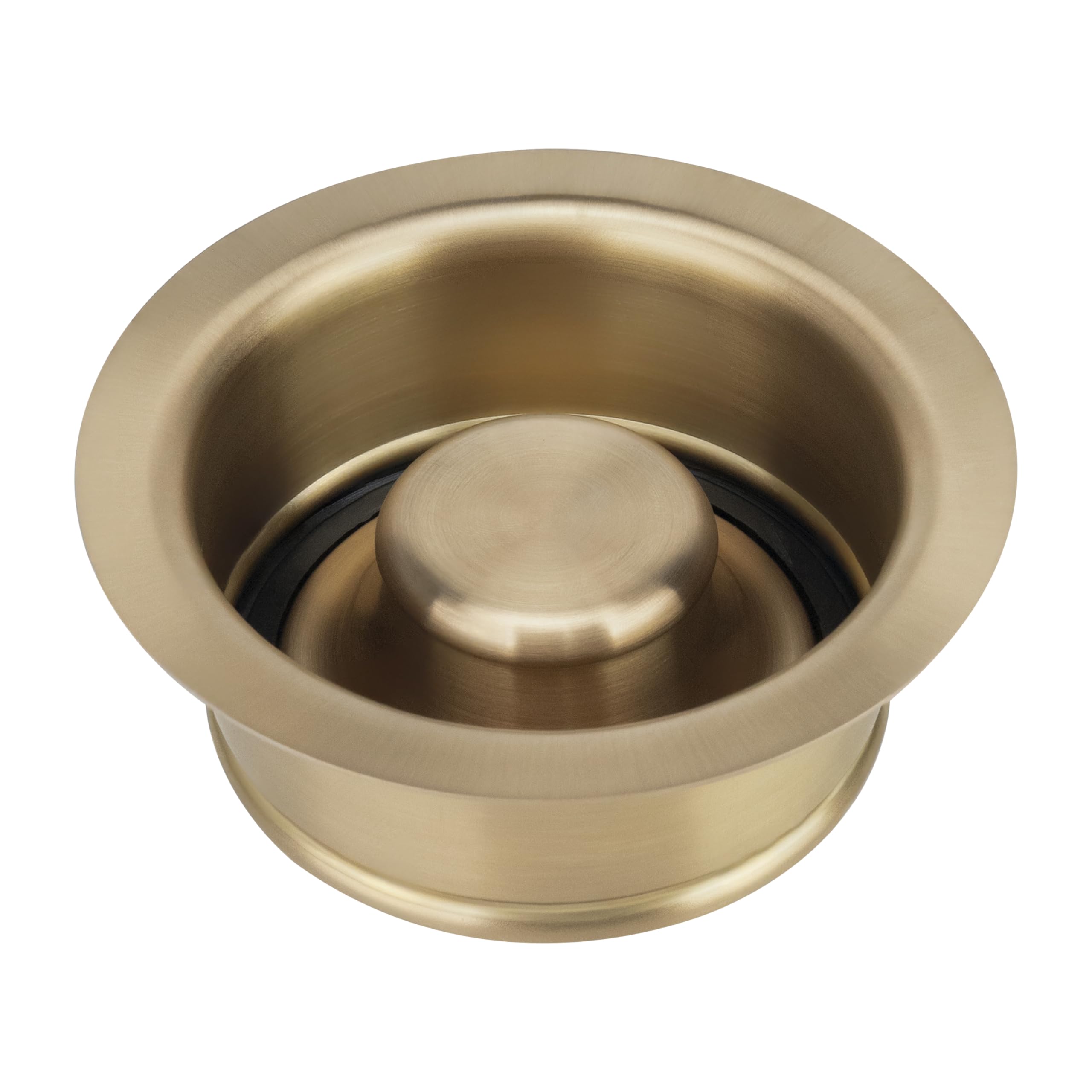 Garmaing Champagne Bronze sink flange close-up showcases durable 304 stainless steel.