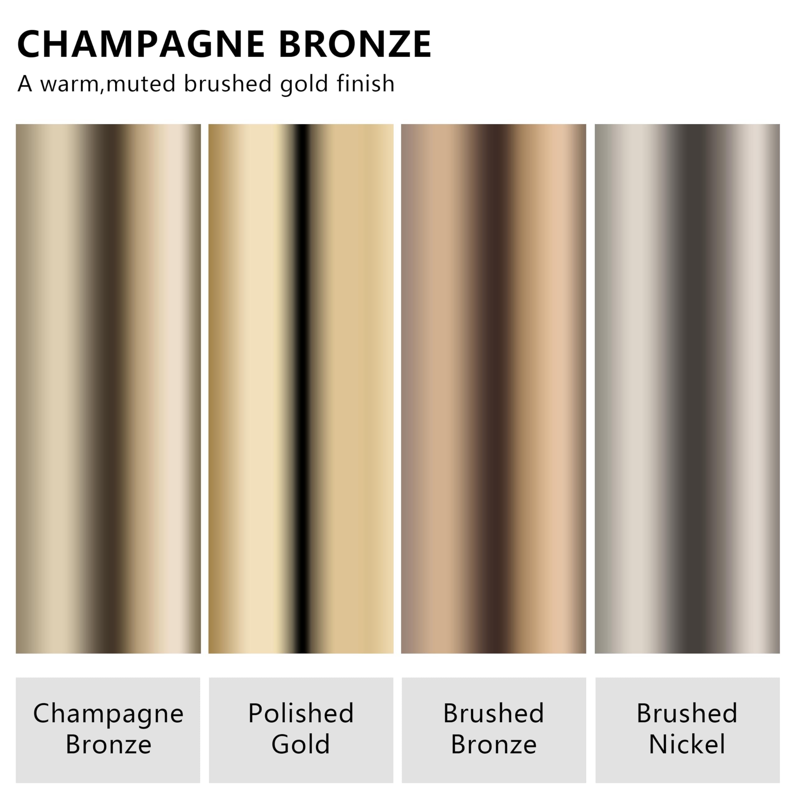 Garmaing drain is compatible with Delta Champagne Bronze fixtures for cohesive styling.
