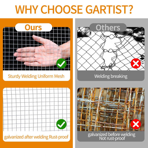 Cut-to-size practicality for cages, fences, and enclosures.