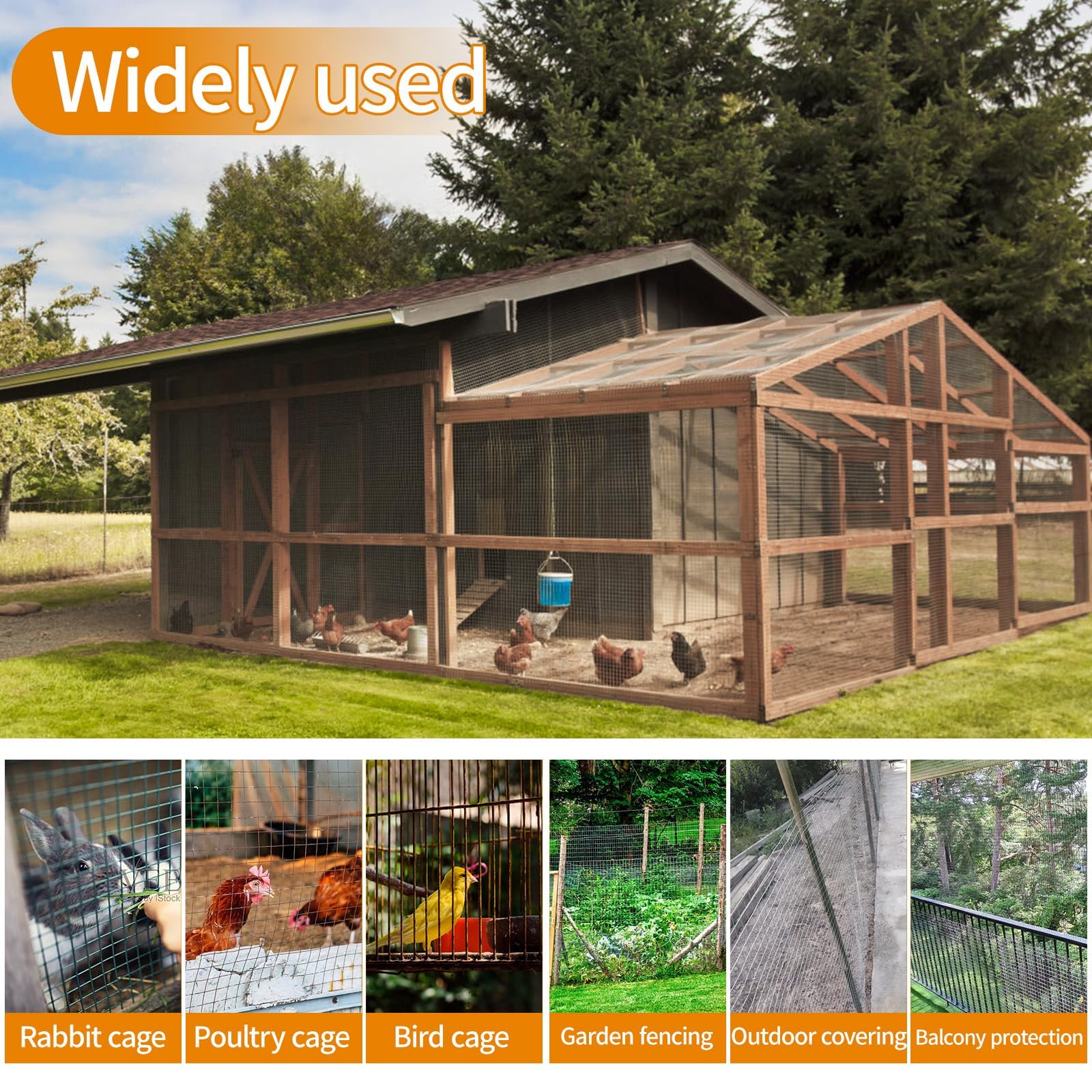 Protects gardens from raccoons, snakes, and opossums.