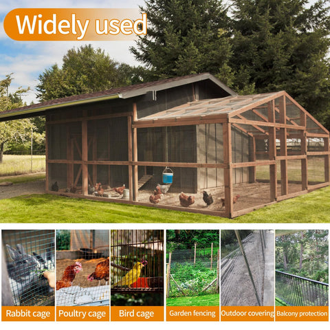 Protects gardens from raccoons, snakes, and opossums.
