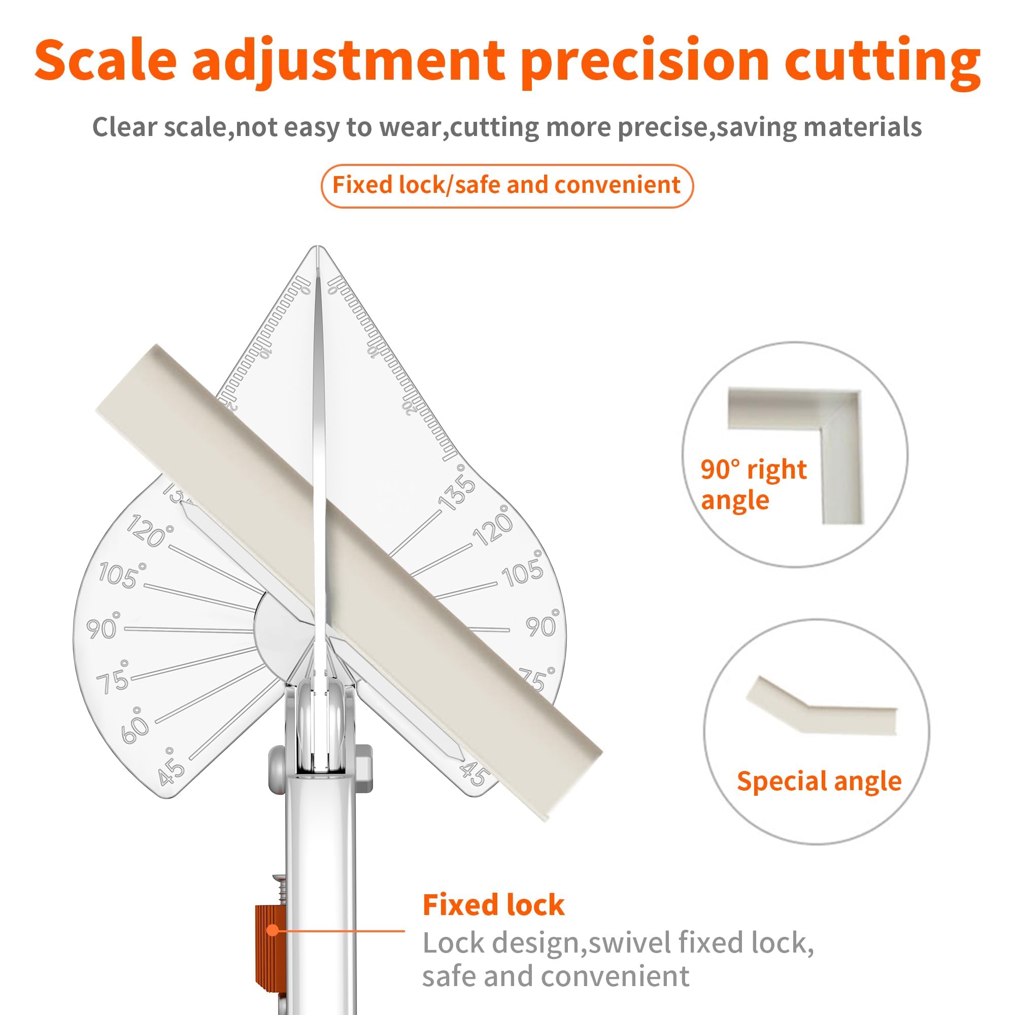 GARTOL Miter Shears ambidextrous safety lock provides blade control