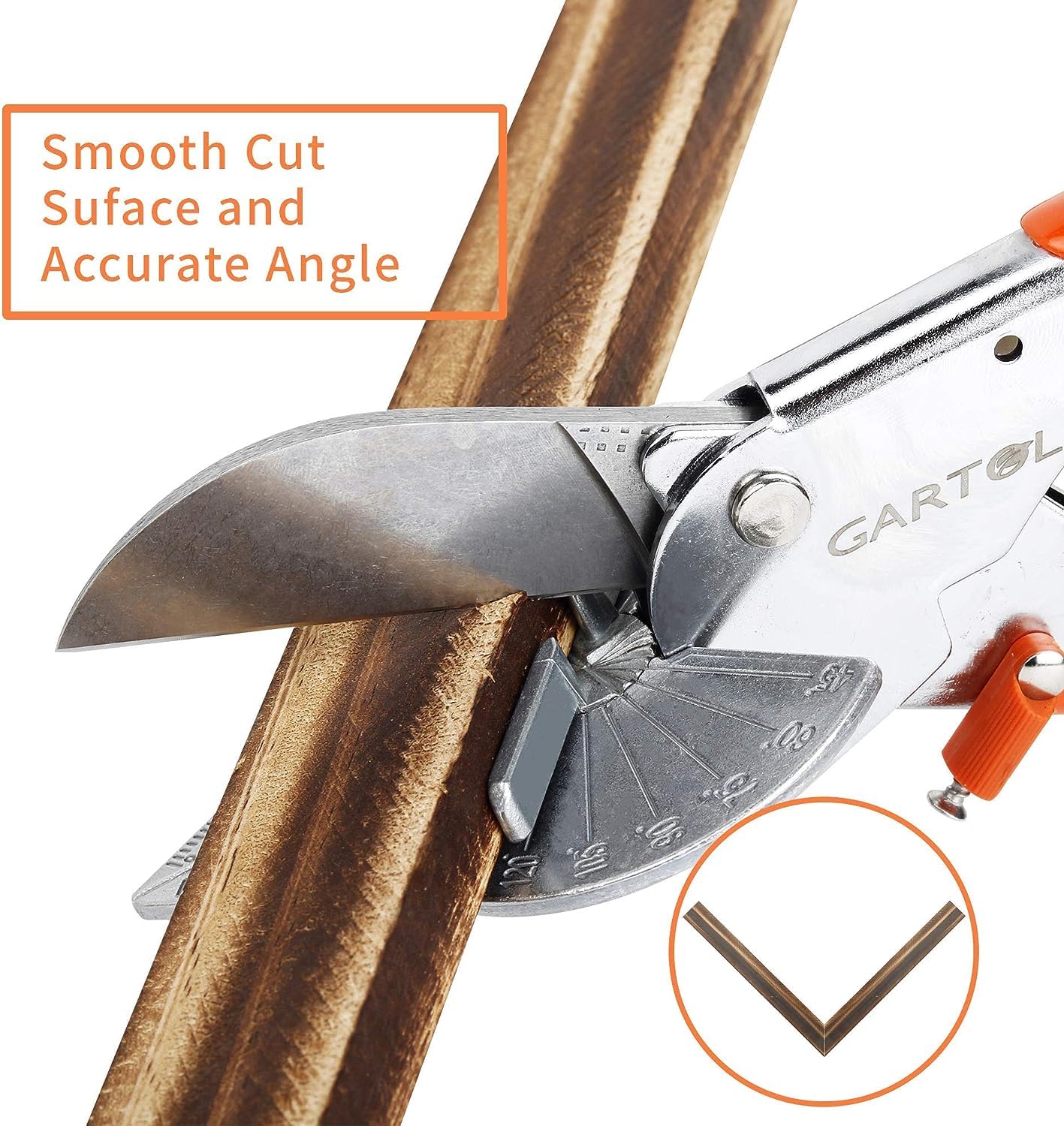 GARTOL miter shears ideal for cutting wood trim and plastic tubing.