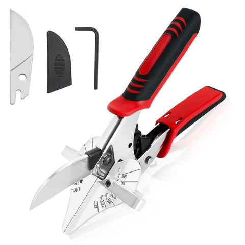 GARTOL Patchet Miter Shears angled-cut for precise corner molding.