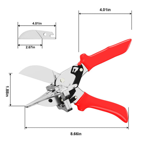 GARTOL Ratchet Miter Shears safety lock for secure storage