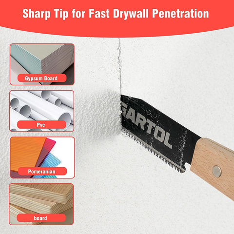 GARTOL Ryoba double-edged saw for rip and cross cuts
