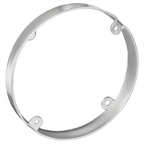 Garvin two-pack 4-inch round pan box extension ring, half-inch deep, boosts wiring capacity for ceiling lighting