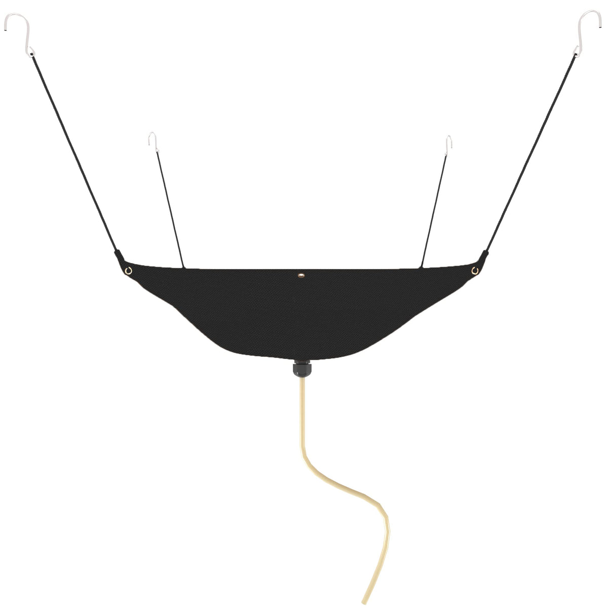 GARVIN ceiling leak diverter tarp 3x3 captures leaks to protect inventory
