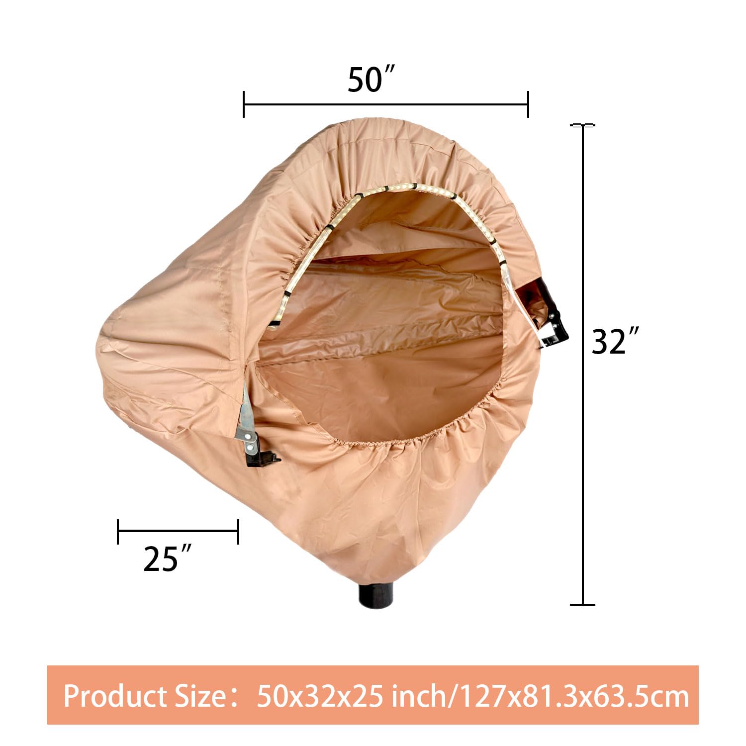 GARVIN miter saw dust hood Oxford fabric is waterproof and flame retardant.