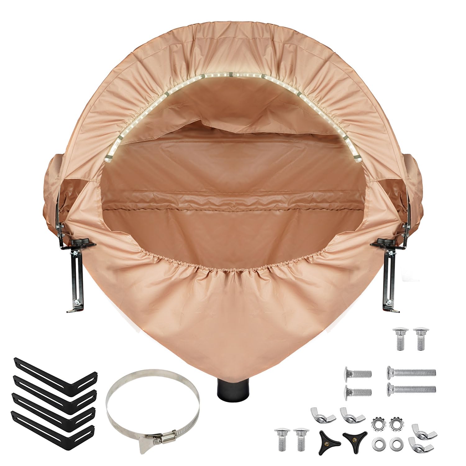 GARVIN miter-saw-dust-hood-storage-bag-included: storage bag included for transport.
