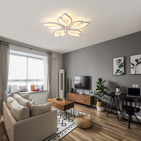 Garwarm white iron and acrylic fixture resists rust and fading for long-lasting shine